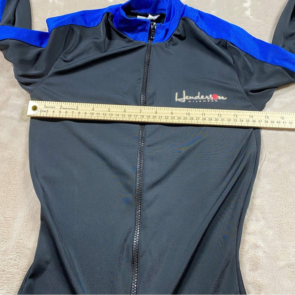Henderson Divewear Aquatics Hot Skins Medium Adult One-Piece Swimsuit Full Zip View 6